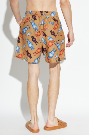 MCM Calções com estampado
