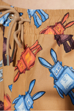 MCM Calções com estampado