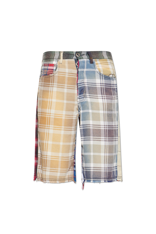Plaid pattern shorts od GALLERY DEPT.