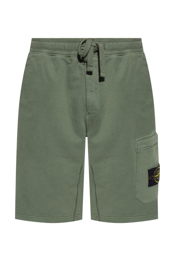 Stone Island Logo-patched Smiley shorts