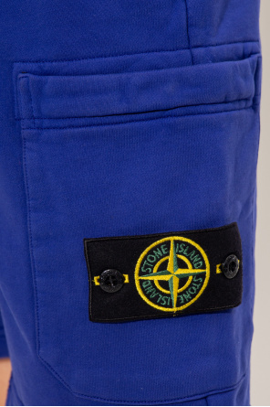 Stone Island normal shorts with logo