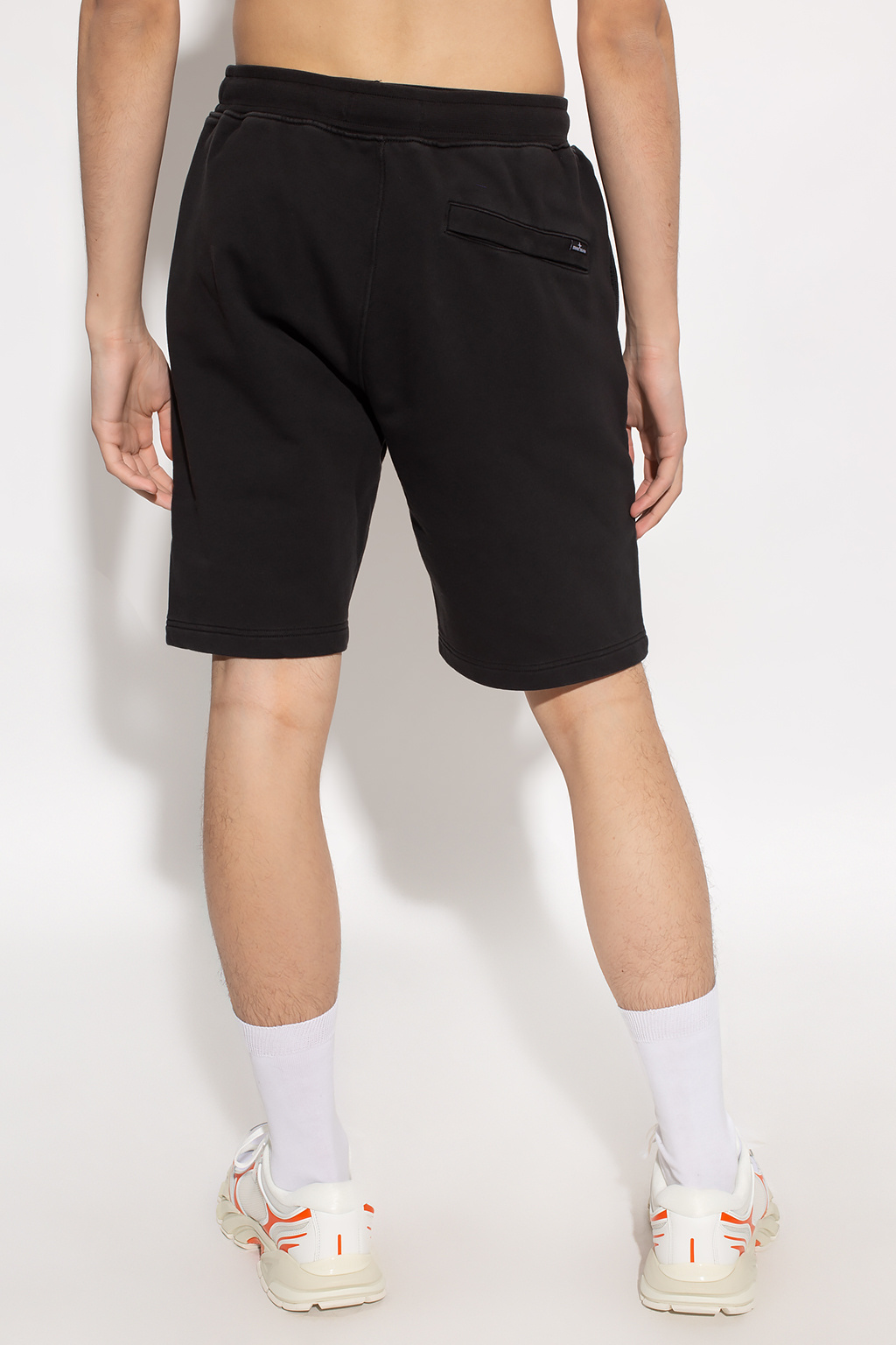 Stone Island Modeuse Short noir en jeans