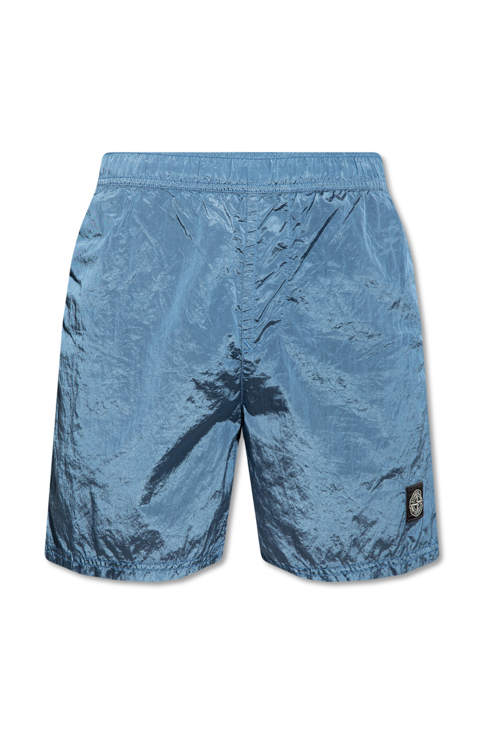 Stone Island drawstring waist wool shorts Grau