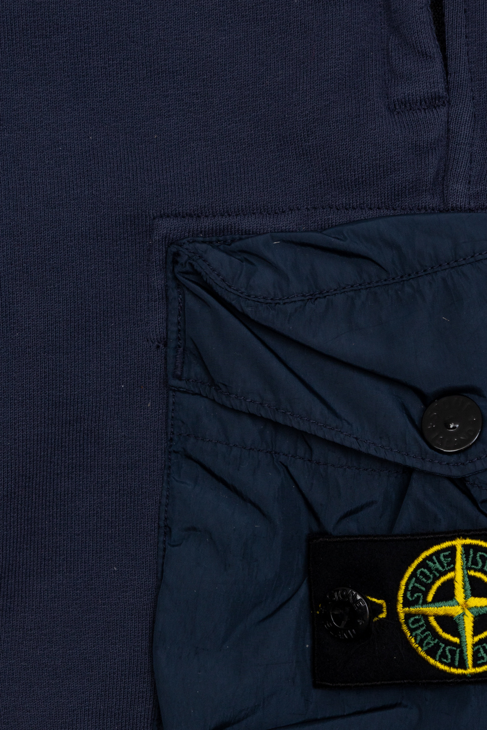 Stone Island Kids Shorts with logo