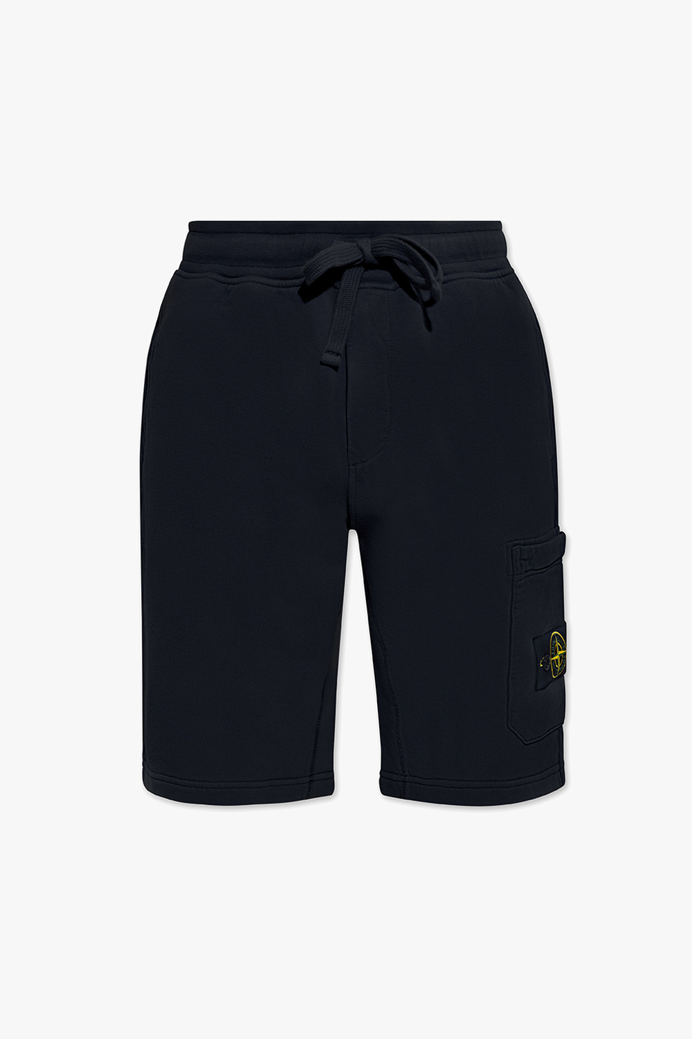 Stone Island Shorts with logo patch