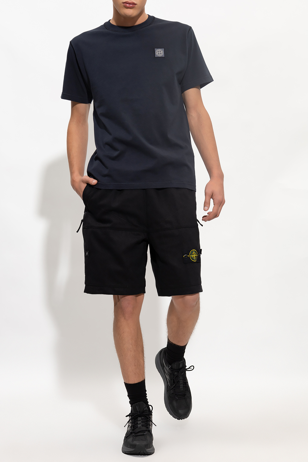 Stone Island Shorts with multiple pockets