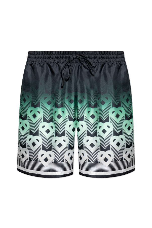 Silk shorts with print od Casablanca