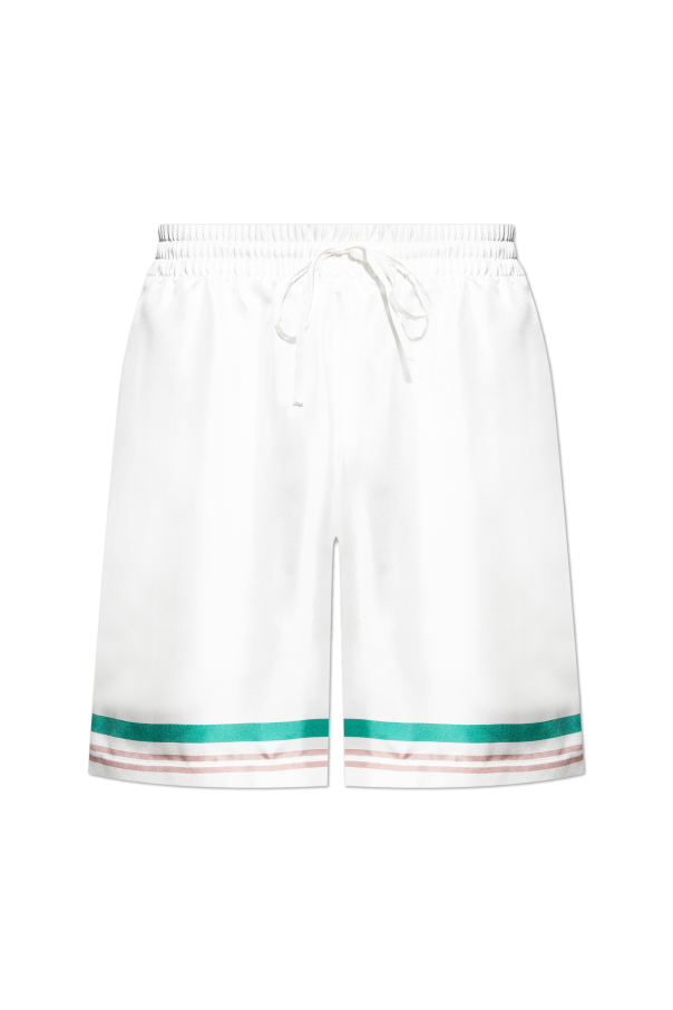 Silk shorts with print od Casablanca