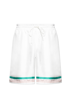 Silk shorts with print od Casablanca