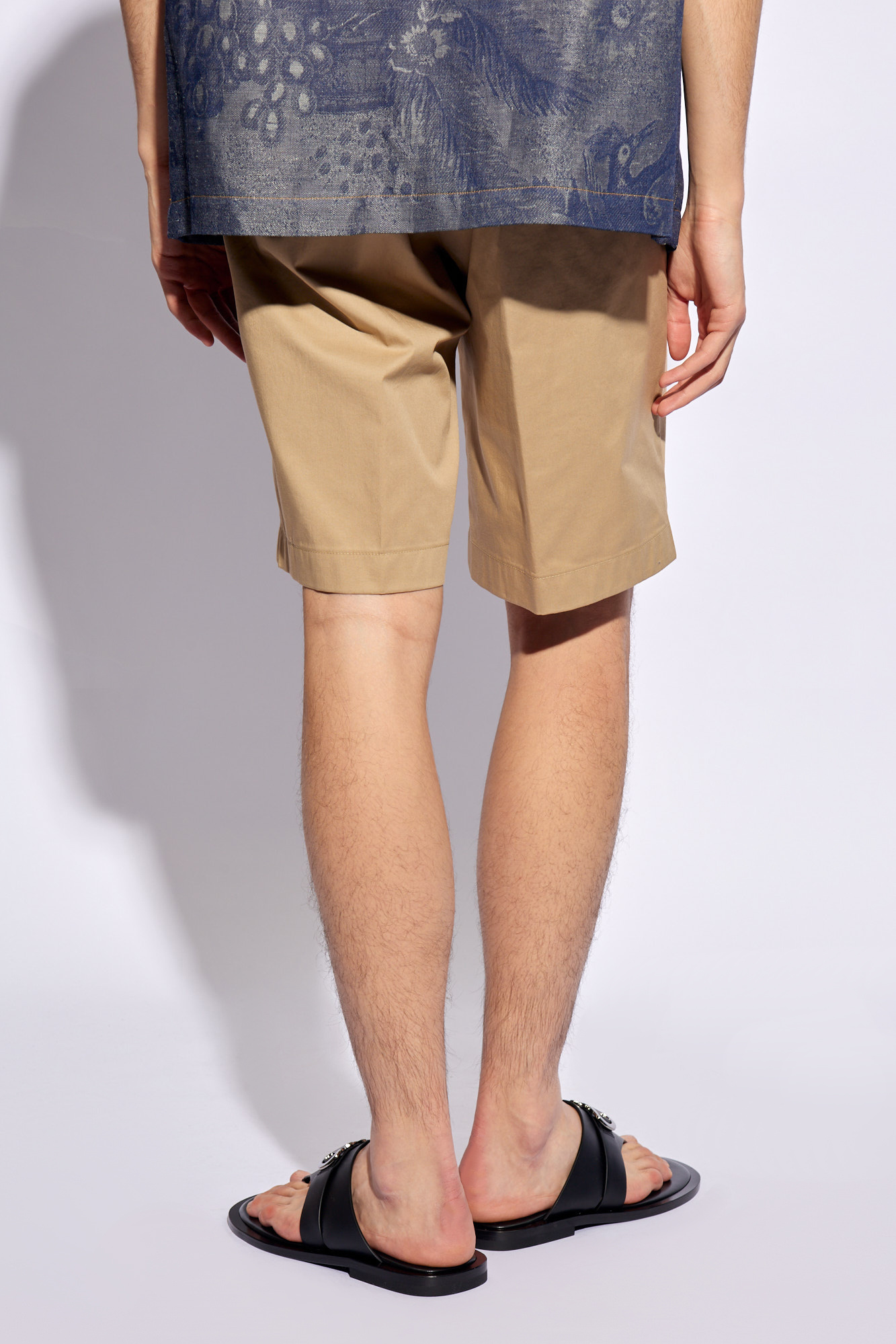 Etro Cotton slim shorts