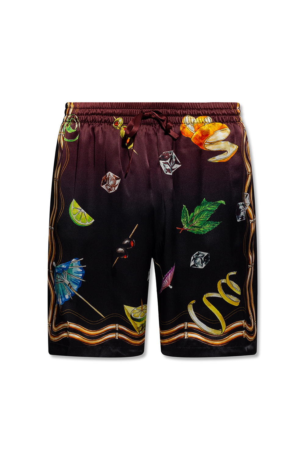 Casablanca Silk Armani shorts