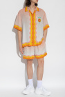 Casablanca Monogrammed silk shorts