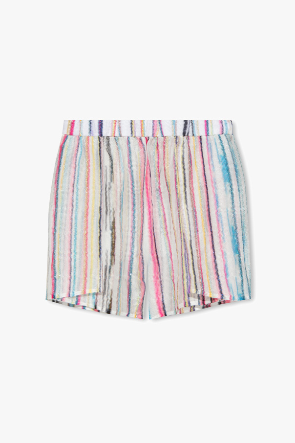 Missoni Screen print on front and repeating print pattern throughout shorts