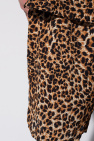 Nanushka shorts Noir with leopard print