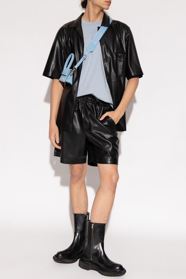 Nanushka ‘Doxxi’ shorts Versace in vegan leather
