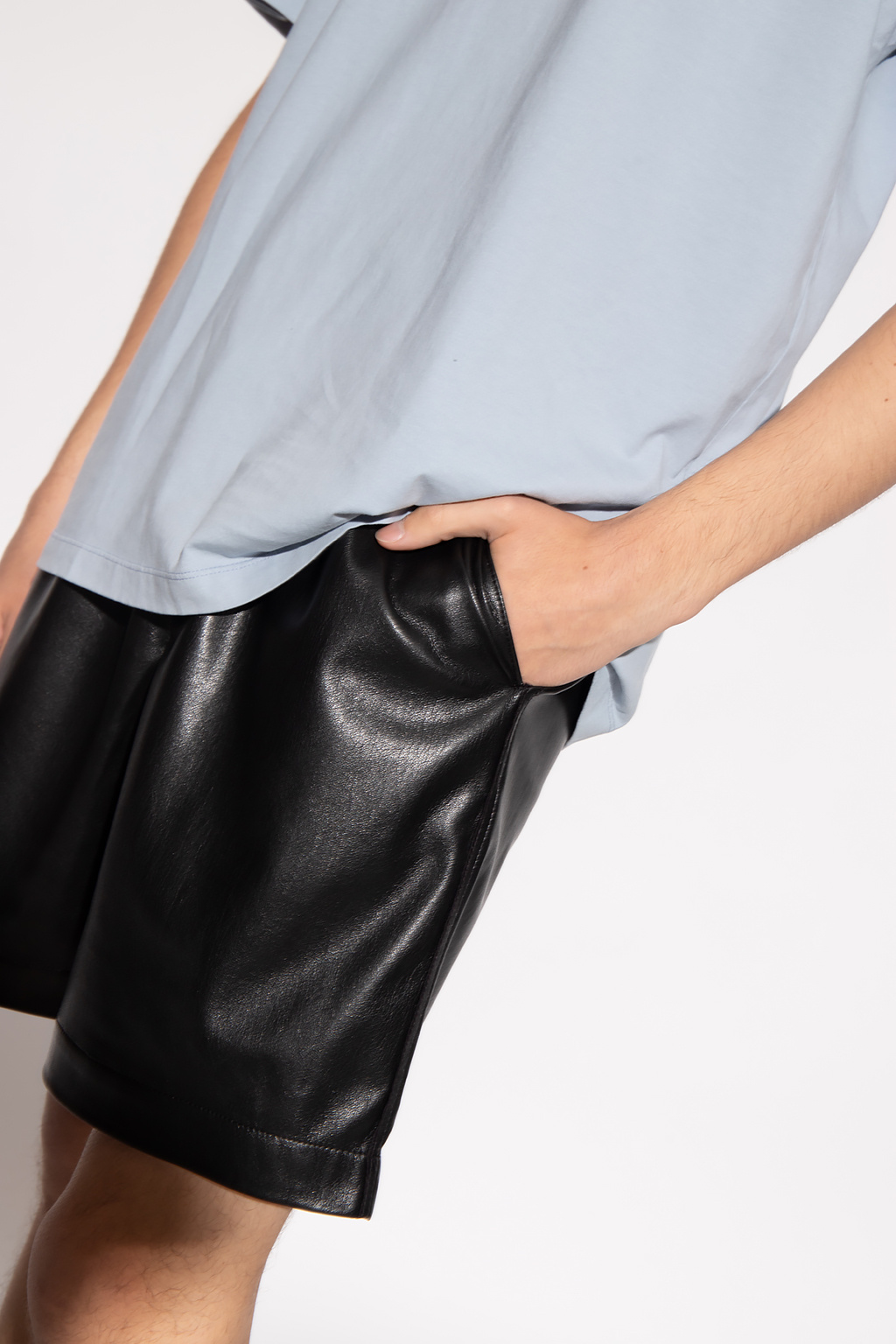 Nanushka ‘Doxxi’ shorts in vegan leather