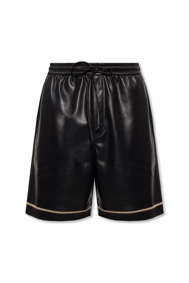 Nanushka ‘Doxxi’ shorts in vegan leather