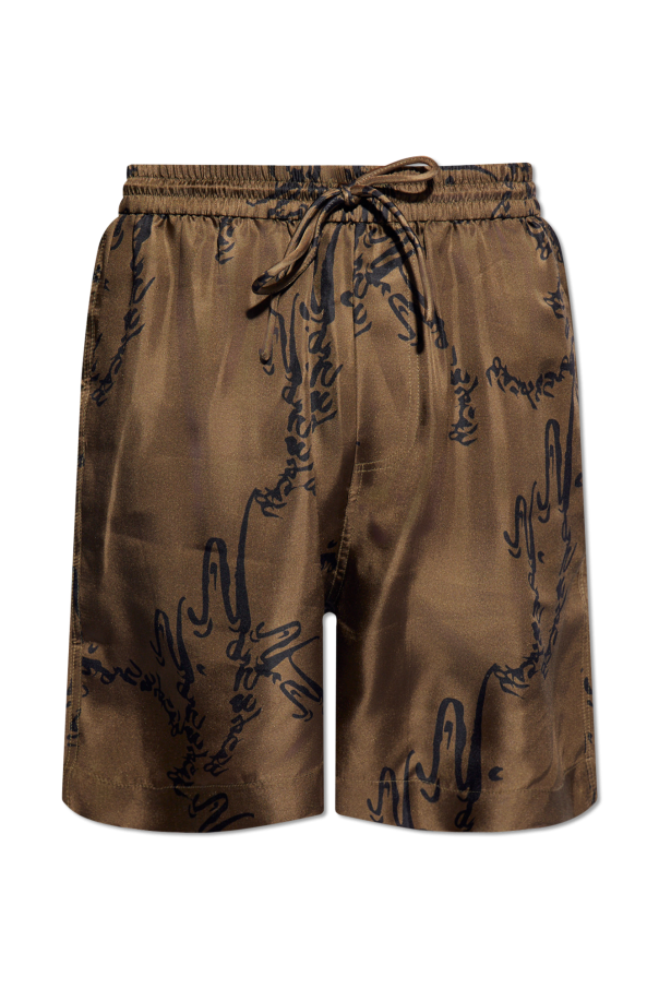 ‘Doxxi’ silk shorts od Nanushka