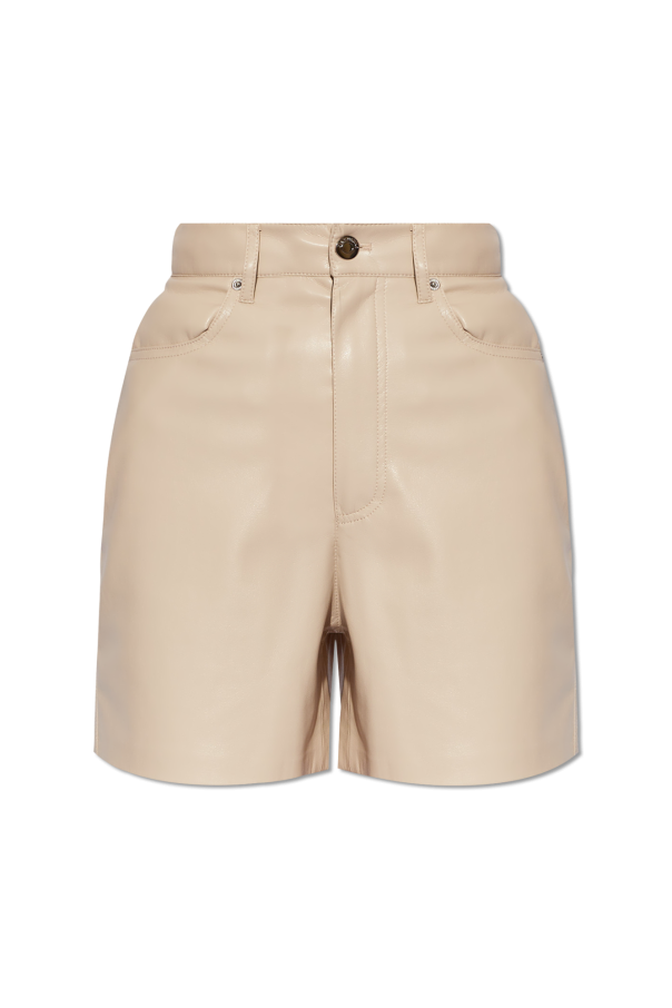 ‘zosha’ shorts from vegan leather od Nanushka