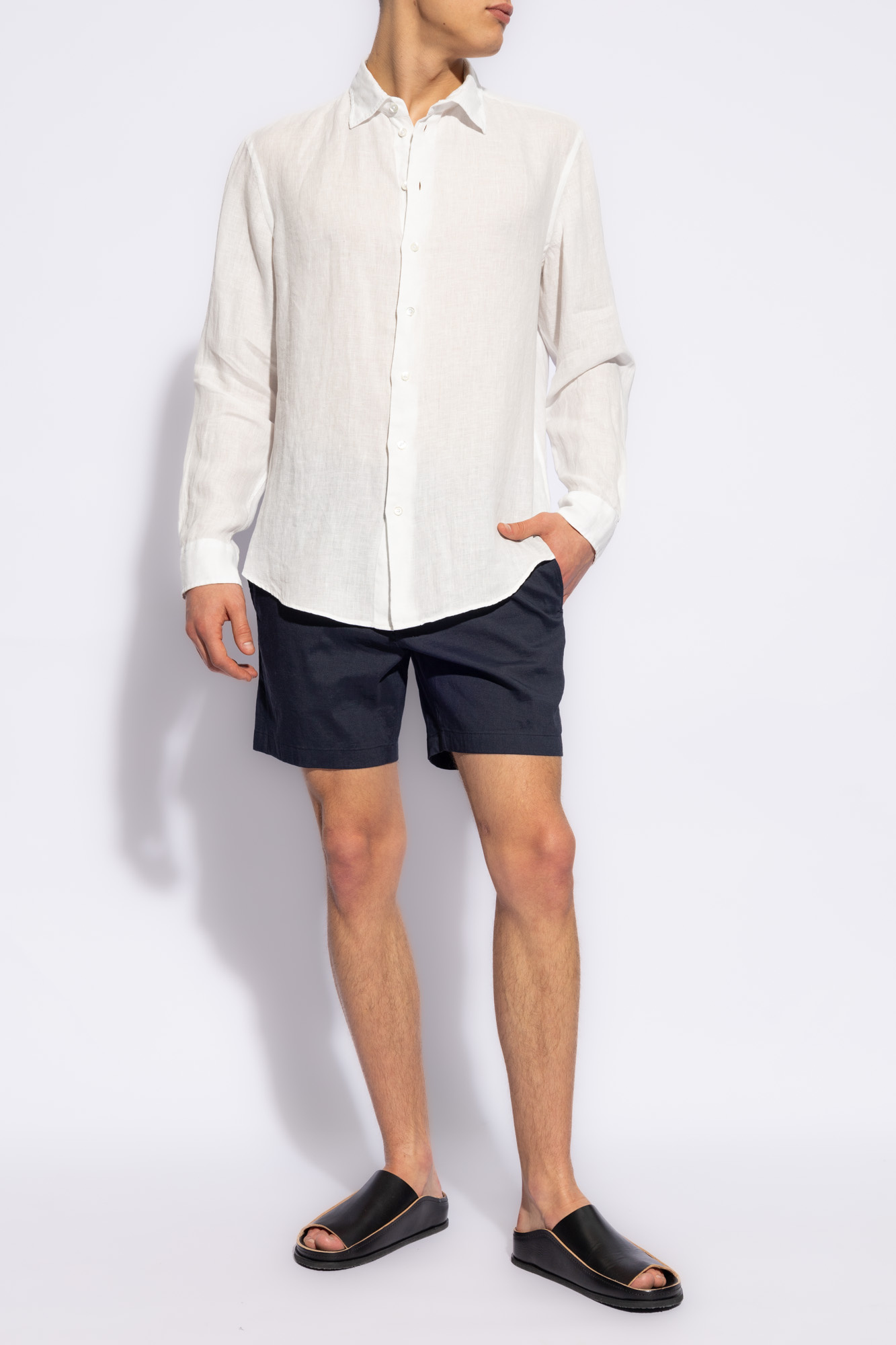Theory Day shorts with pockets