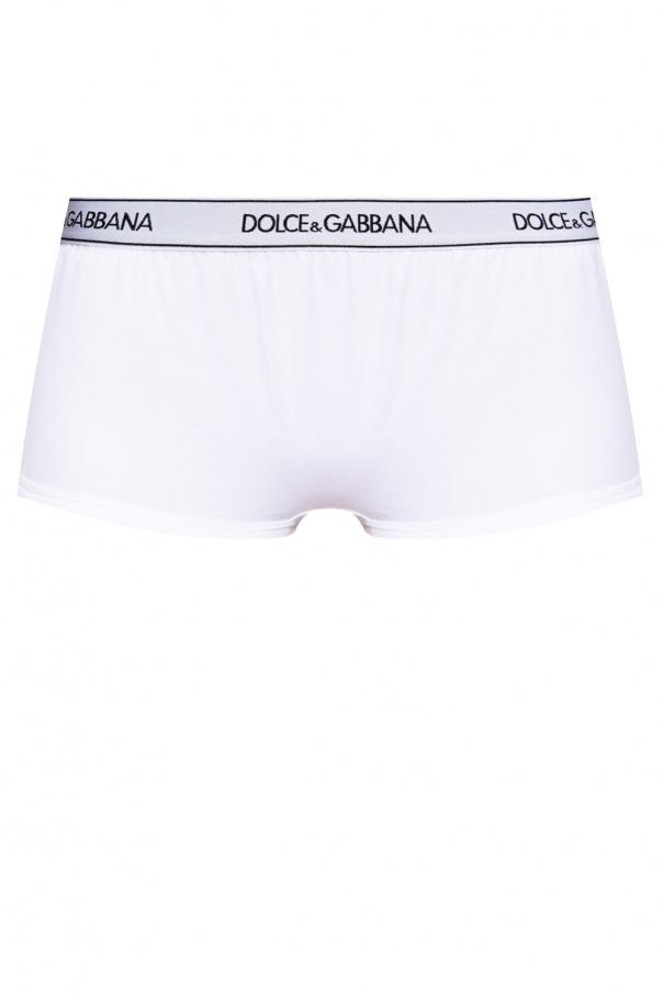 dolce gabbana patchwork puff sleeve mini dress item Boxers with logo