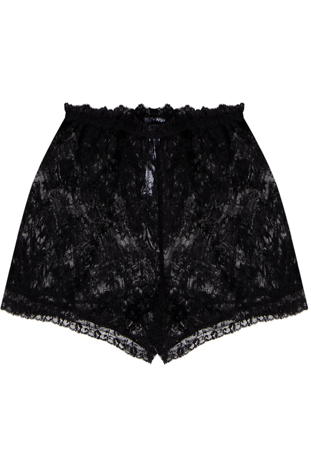 Dolce & Gabbana Lace Shorts in Black Womens Clothing Shorts Mini shorts 