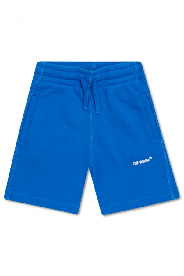Off-White Kids Water repellent shorts with DWR impregnation and regular fit