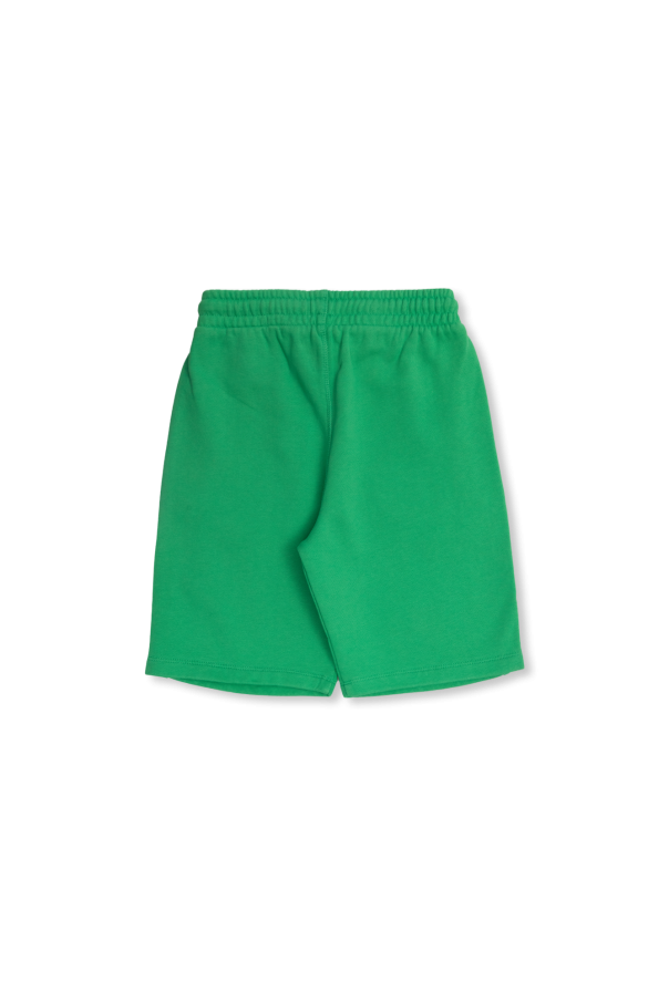 Off-White Kids Bonpoint striped fitted shorts