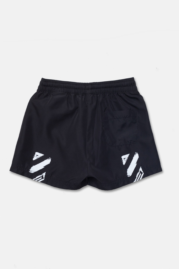Off-White Kids Swim shorts with logo