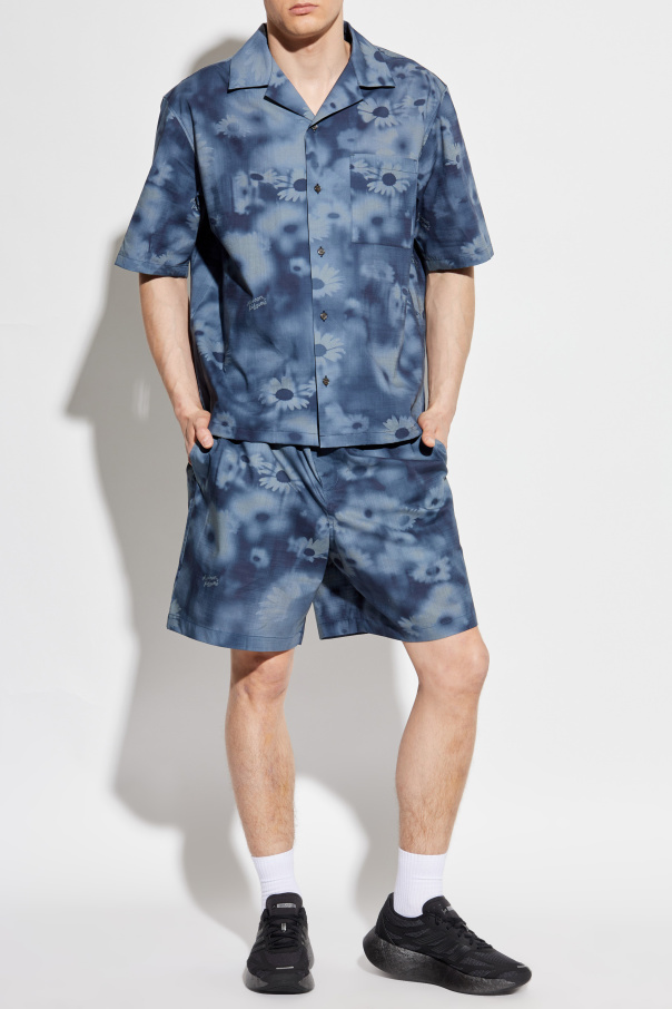 Maison Kitsuné Shorts with floral motif