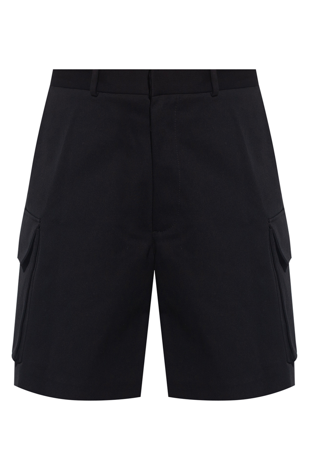 Off-White Moschino contrast-panel logo bermuda shorts