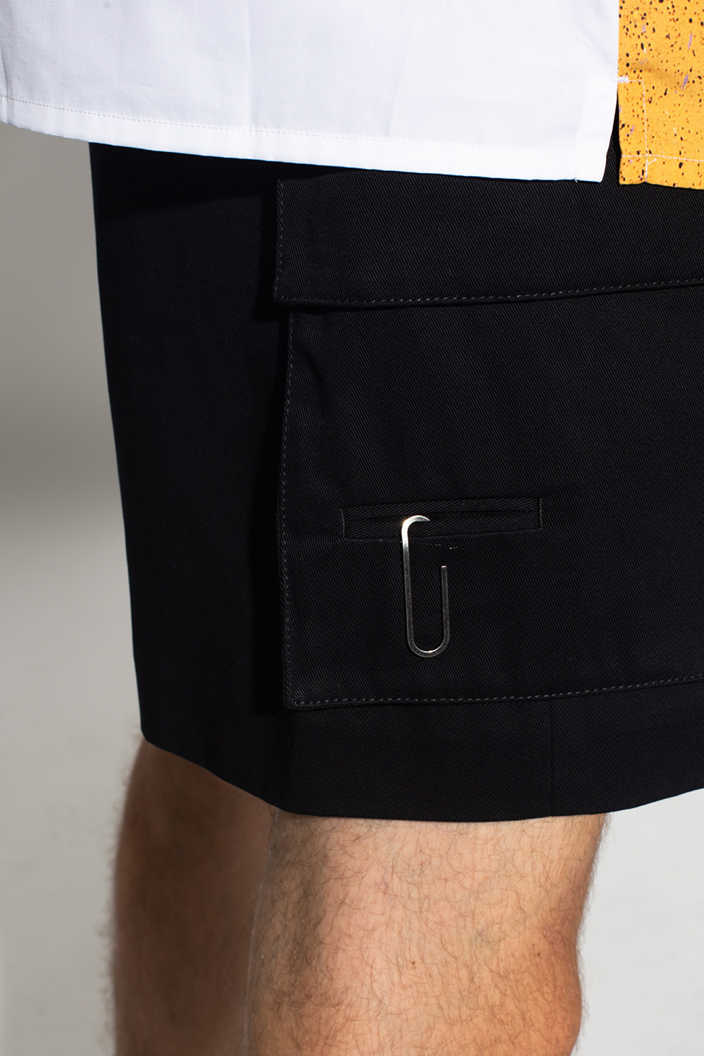 Off-White stripe shorts with pockets