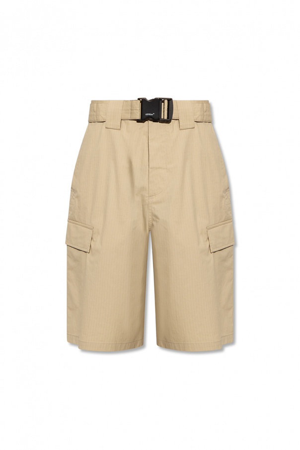 Off-White Cotton cargo shorts