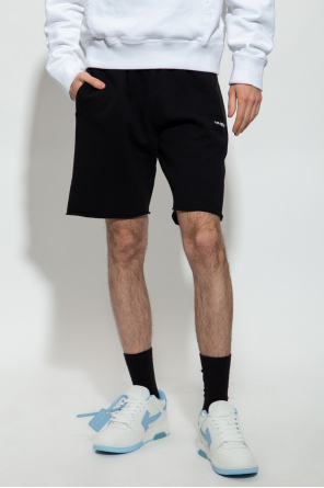 Off-White Sweat raw shorts with logo