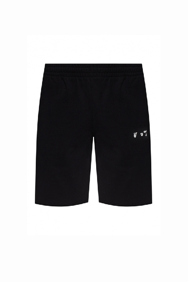 Off-White Logo-printed Mesh shorts