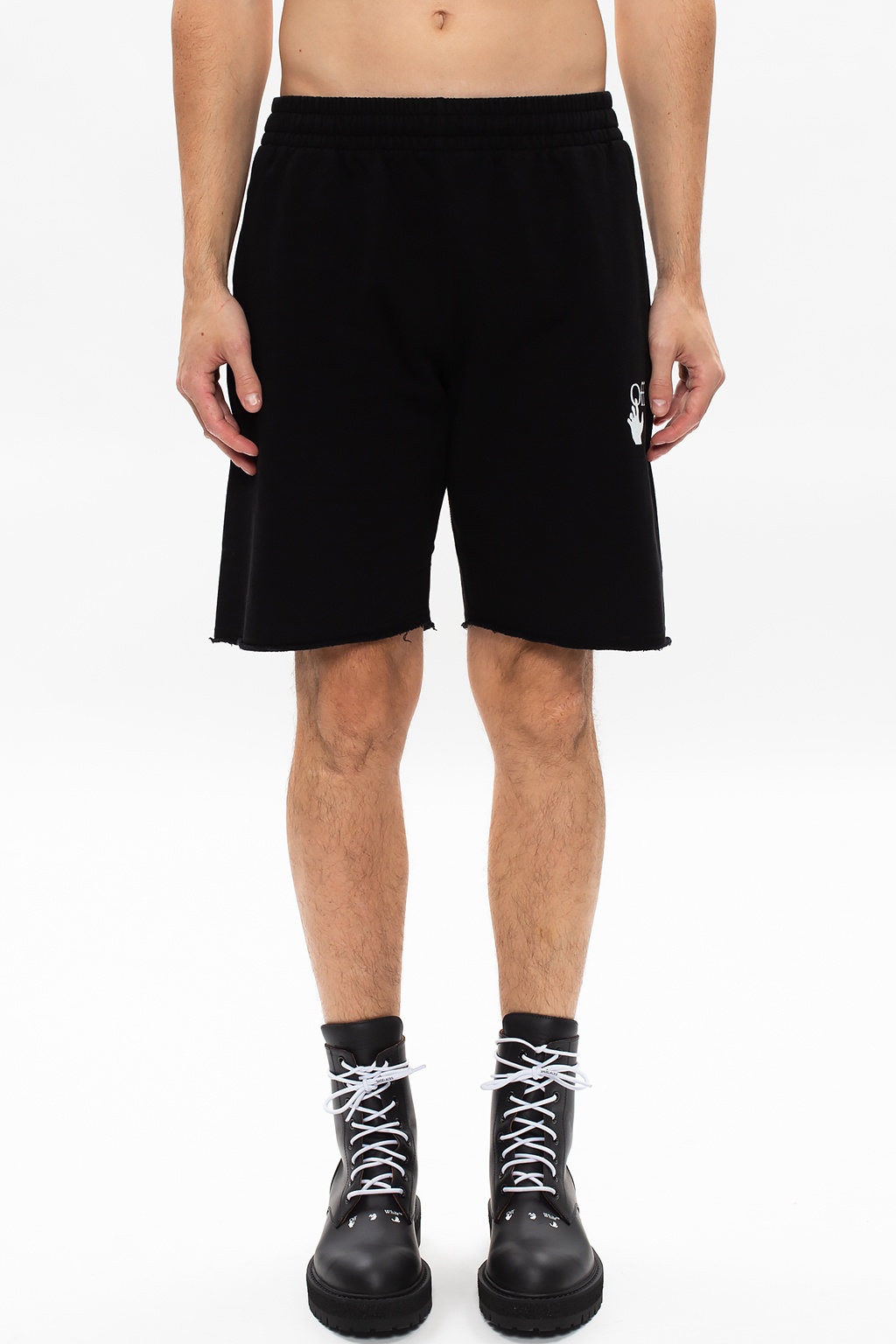 Off-White Traveler drawstring swim shorts Verde