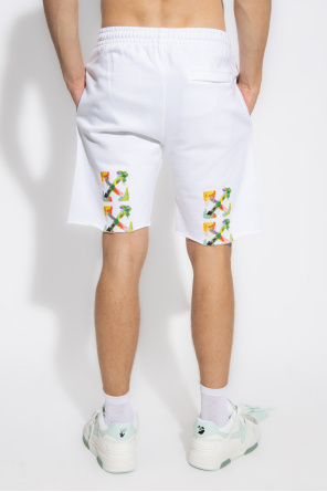 Off-White fila logo french terry shorts 81f335 grh