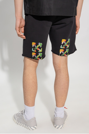Off-White Shorts Here with logo