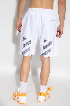 Off-White shorts ruffle with logo