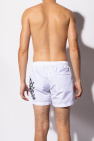 Off-White Printed swim shorts