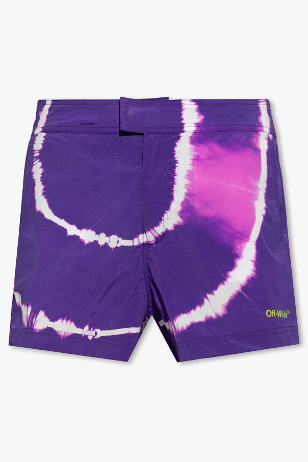 Off-White Tie-dyed swimming shorts