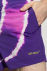Off-White Tie-dyed swimming shorts