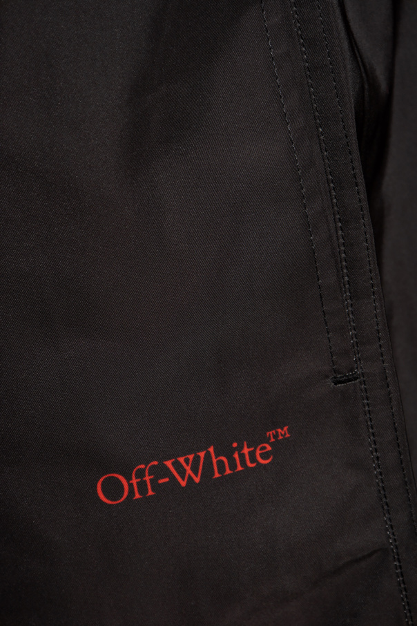 Off-White Szorty kąpielowe z logo