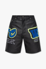 Off-White Leather shorts