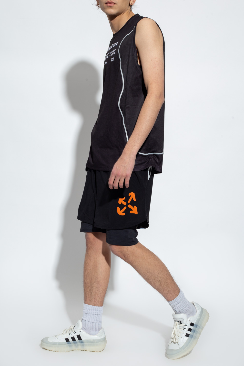 Off-White Heritage shorts with logo