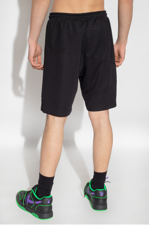 Off-White elasticated high-shine shorts