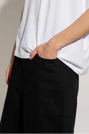 Off-White Denim shorts Essential with logo