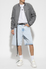 Off-White monogram-pattern casual shorts Schwarz