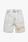 Off-White Denim shorts with logo