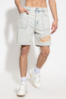 Off-White Denim shorts with logo